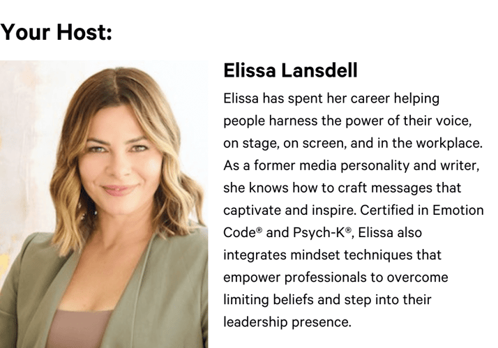 Elissa IWD bio